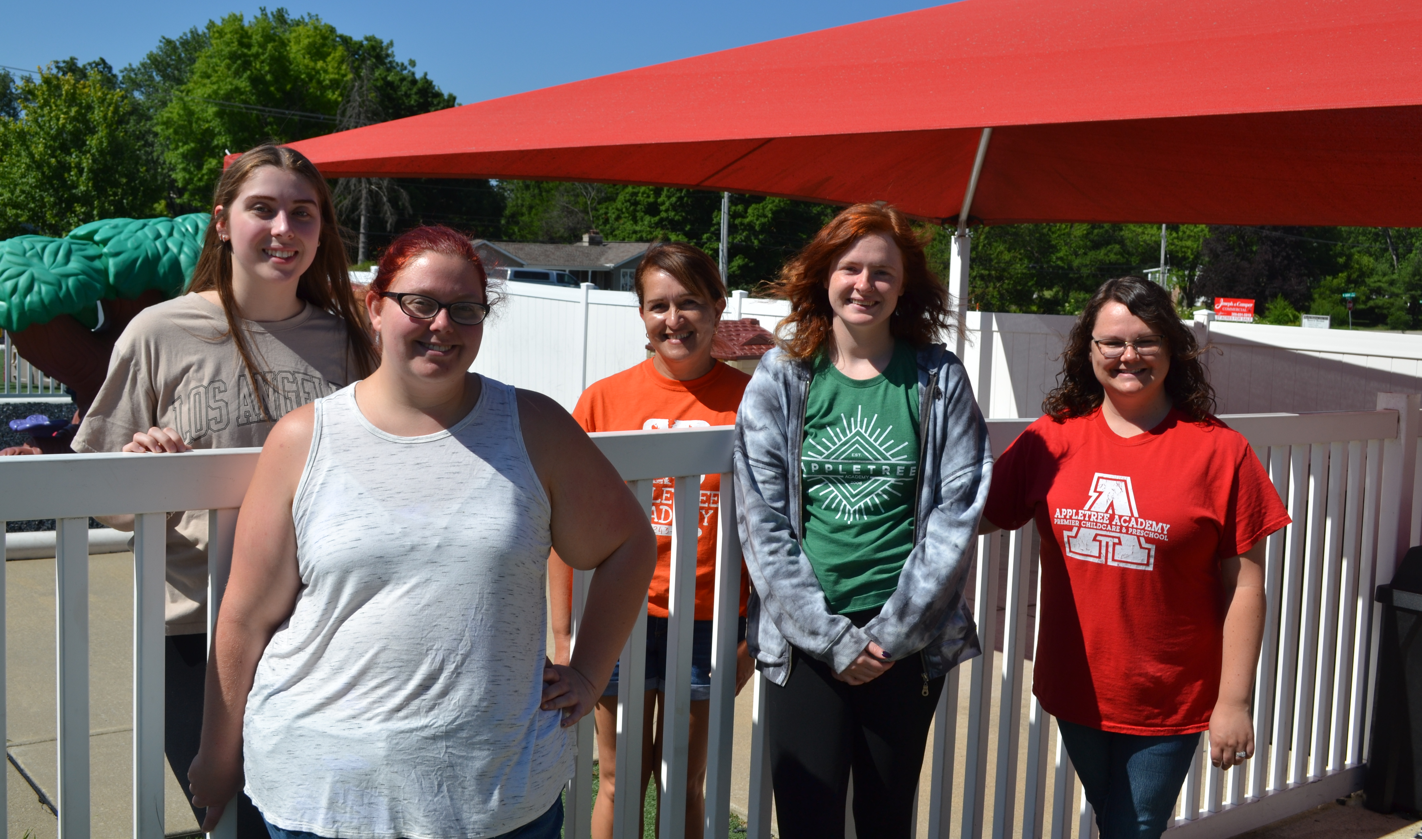 A few of the teachers from the AppleTree Academy team.